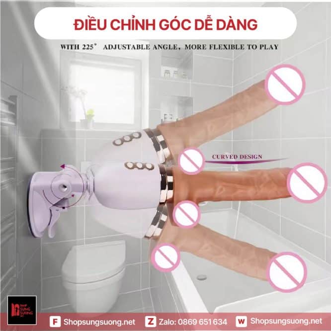 Đầu máy chịch dễ dàng điều khiển góc nghiêng