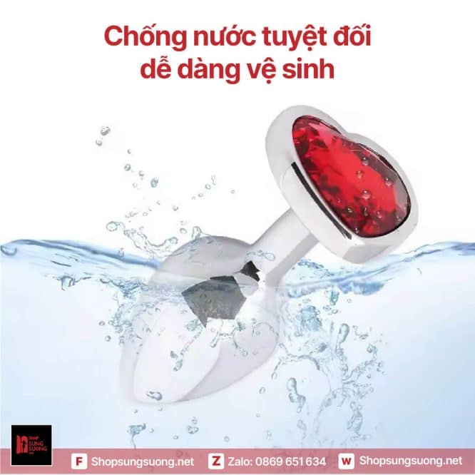 Nhét đít inox chống nước