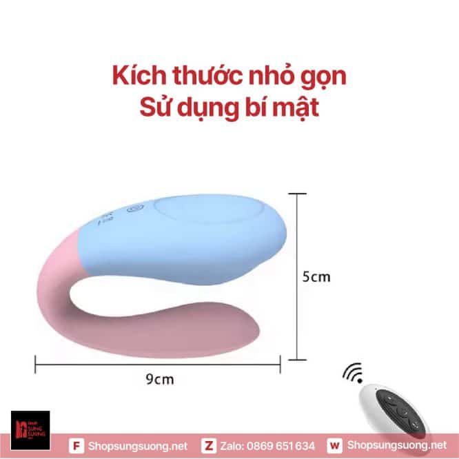 Kích thước nhỏ gọn, kiểu dáng chữ U